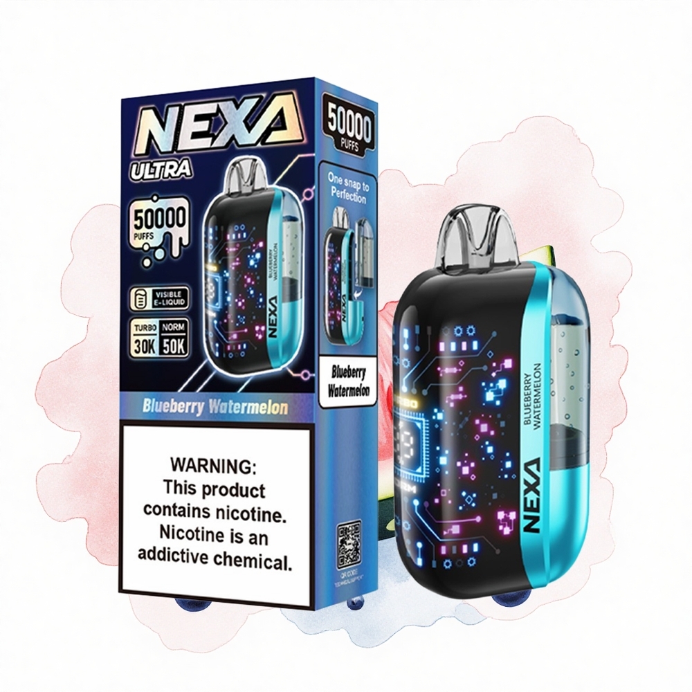 NEXA Ultra 50000 Puffs Sandía Arándano Dual Mesh Tipo-C