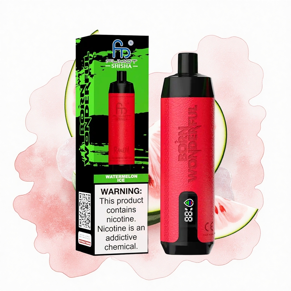 RandM Fumot Shisha 10000 Puffs Sandía Hielo con 18ml y 0.5% Nicotina