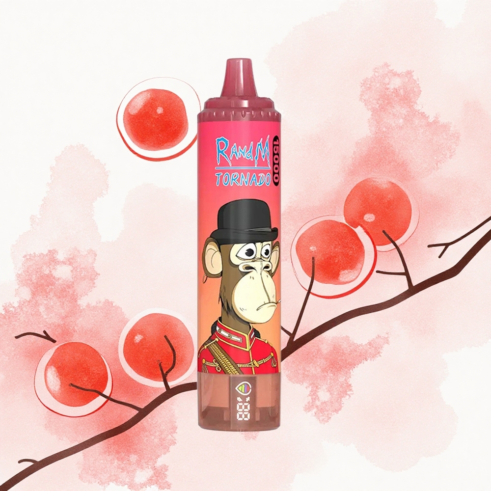 RandM Fumot Tornado 15000 Puffs Energía Roja Hielo 25ml Tipo-C