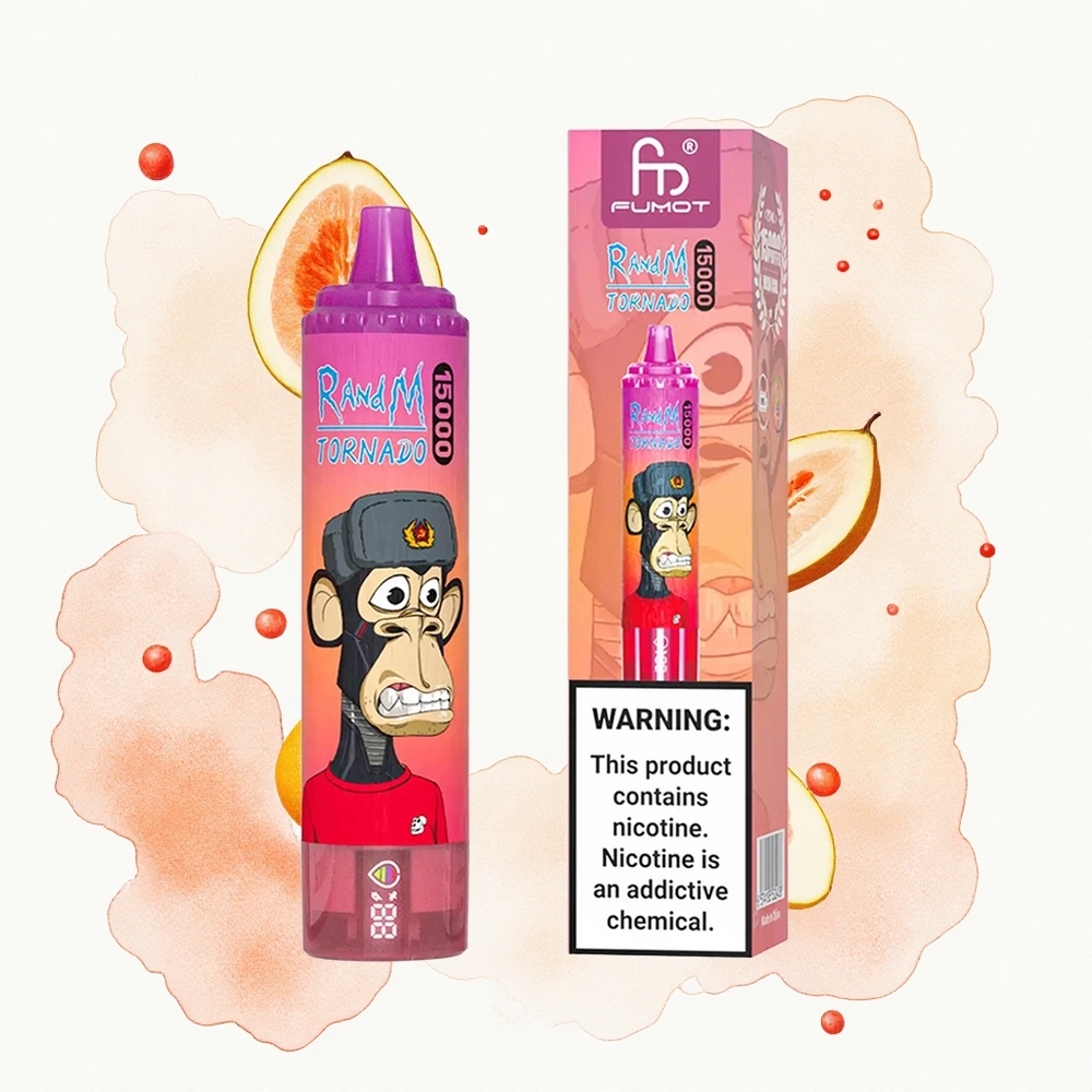 RandM Fumot Tornado 15000 Puffs Fruta del Dragón 25ml 850mAh Mesh