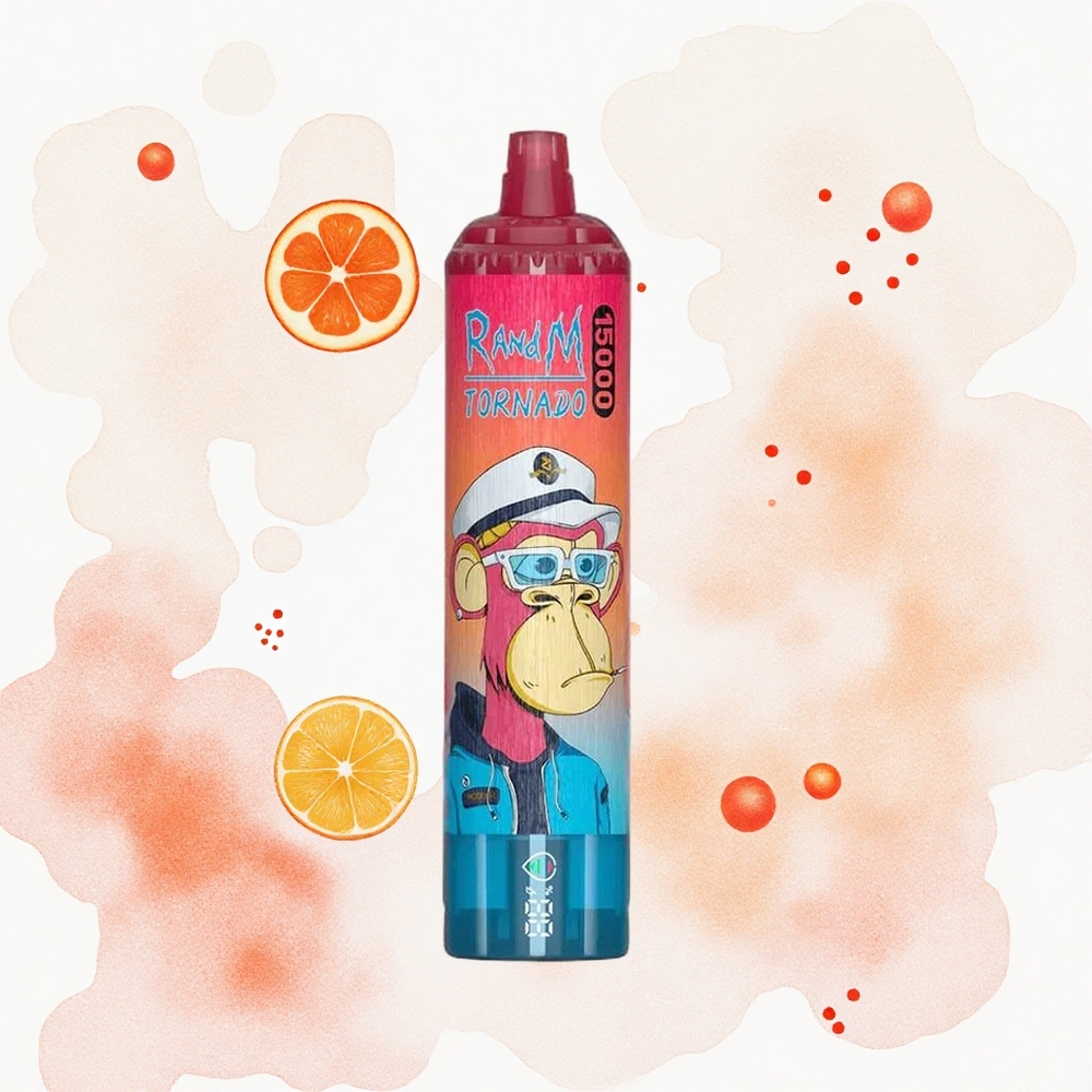 RandM Fumot Tornado 15000 Puffs Hielo Fresco Tornado 25ml Pantalla LCD