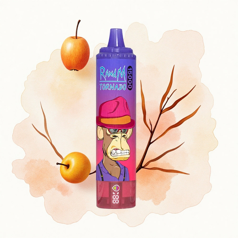 RandM Fumot Tornado 15000 Puffs Manzana Ácida 25ml Tipo-C