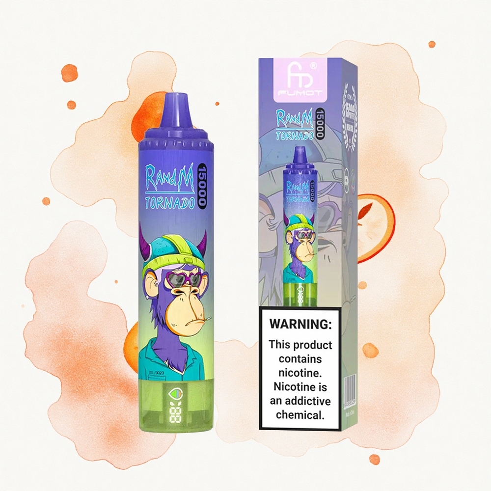 RandM Fumot Tornado 15000 Puffs Tornado 15000 Sabores 25ml Pantalla LCD