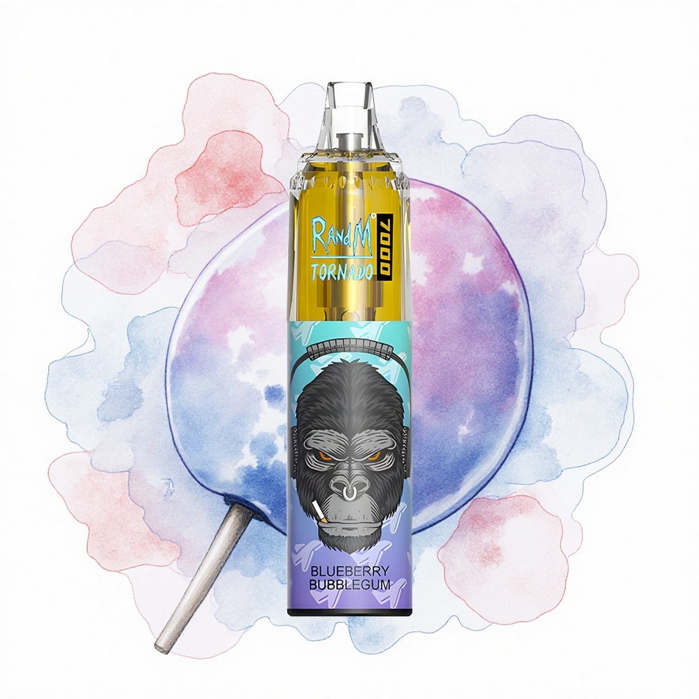 RandM Fumot Tornado 7000 Puffs Chicle de Arándano RGB Tipo-C
