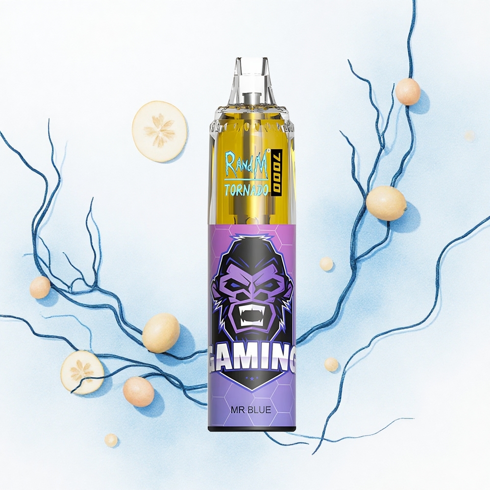 RandM Fumot Tornado 7000 Puffs Dr. Azul 14ML Tipo-C Ajustable