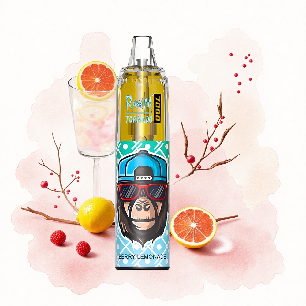 RandM Fumot Tornado 7000 Puffs Limón Frambuesa 14ML RGB