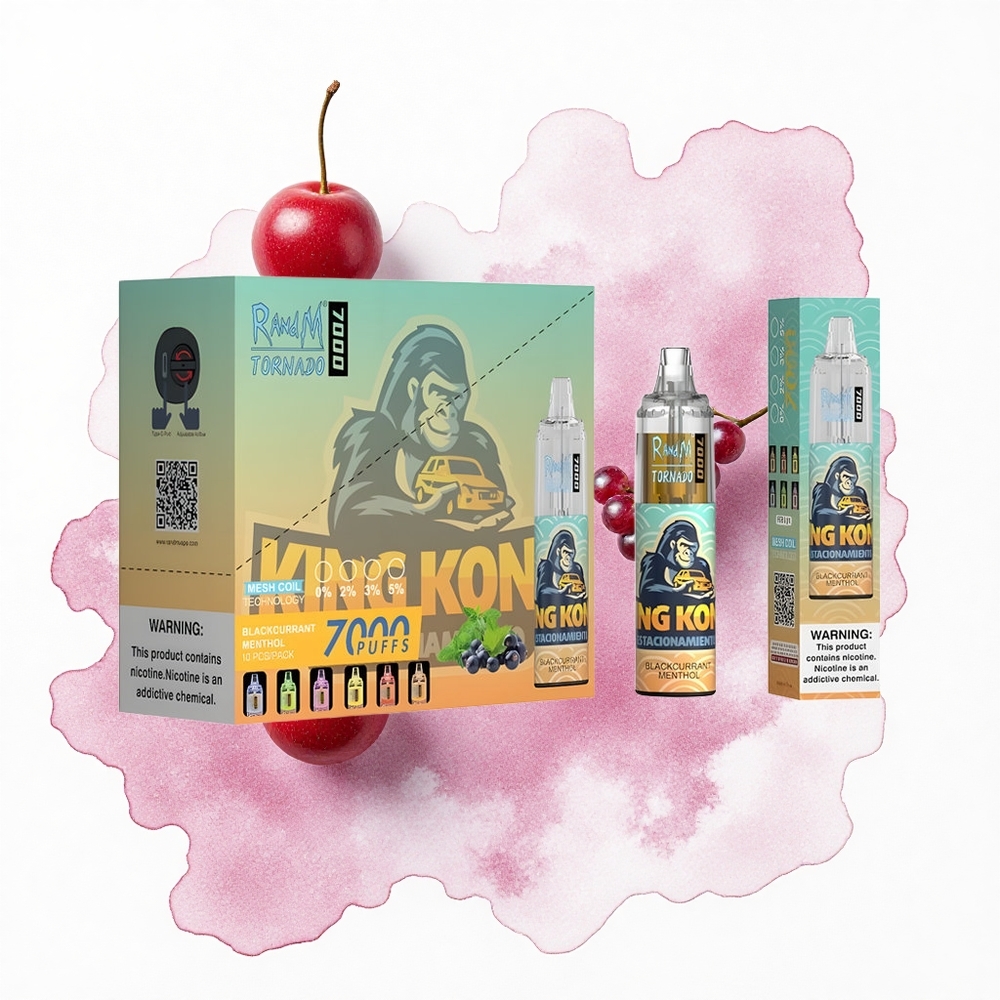 RandM Fumot Tornado 7000 Puffs Mentol Cassis Ajustable 14ML Mesh