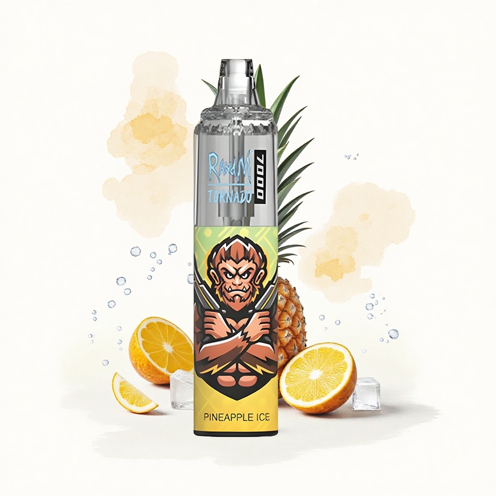 RandM Fumot Tornado 7000 Puffs Piña Hielo Tipo-C 14ML