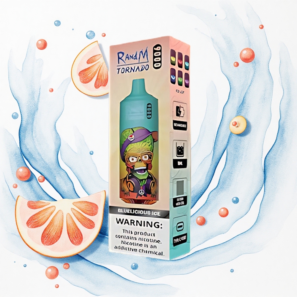 RandM Fumot Tornado 9000 Puffs Heladísimo Eléctrico 850 mAh Malla RGB