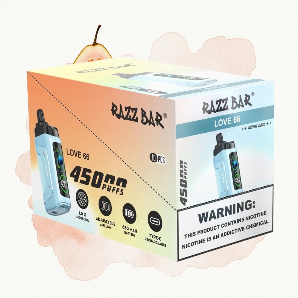 Razz Bar 45000 Puffs Amor 66 Tipo-C Ajustable