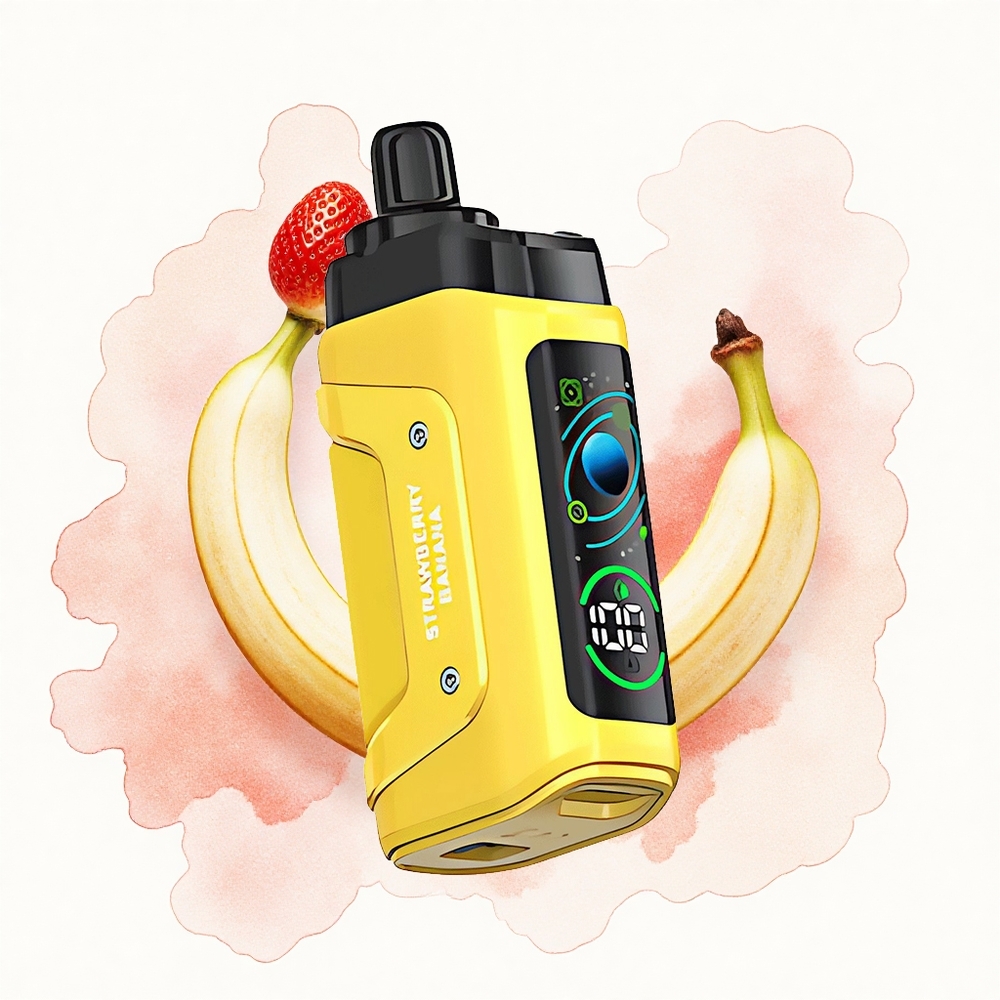Razz Bar 45000 Puffs Fresa Plátano Malla 1.0 Ohm