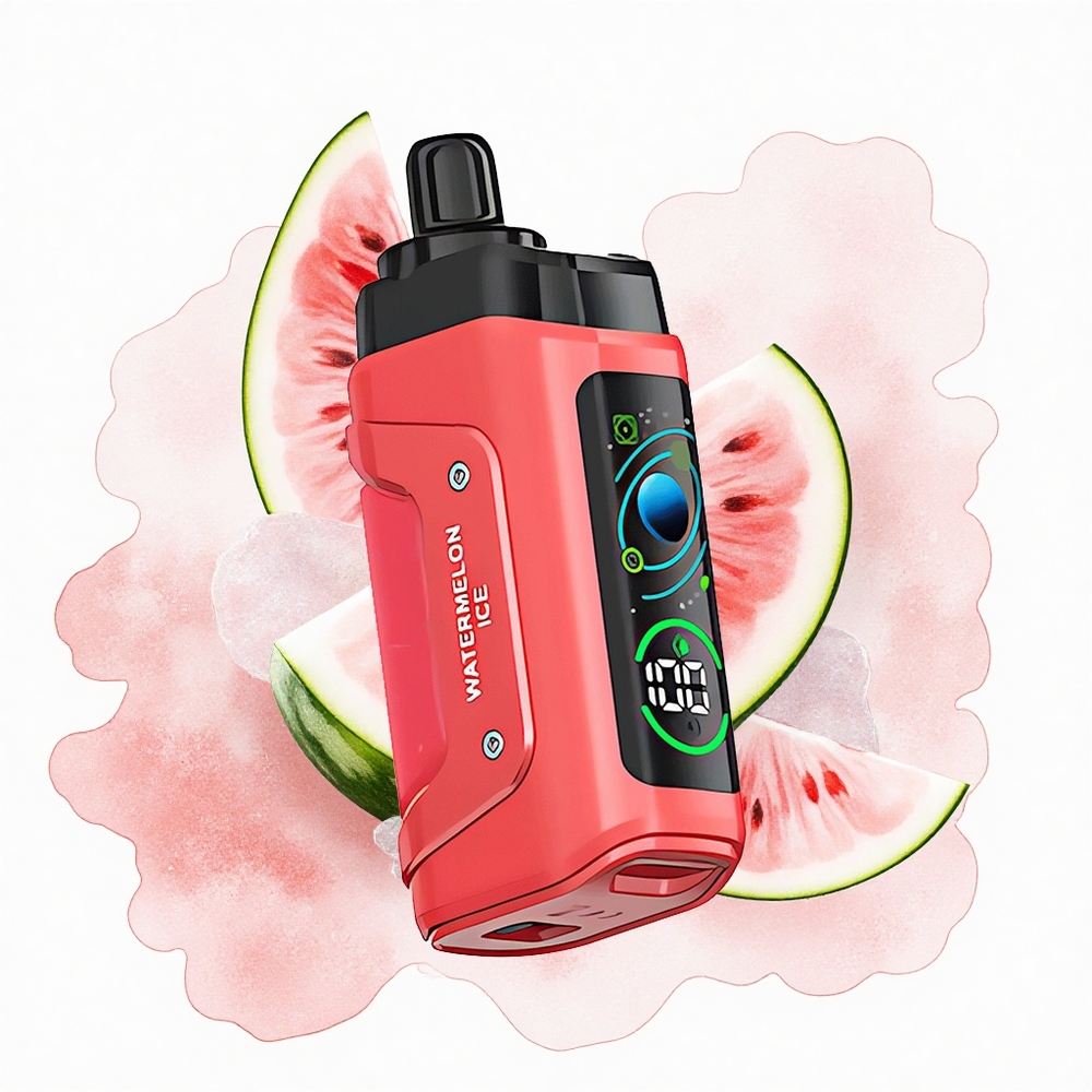 Razz Bar 45000 Puffs Sandía Hielo con Bobina Malla y Flujo de Aire Ajustable