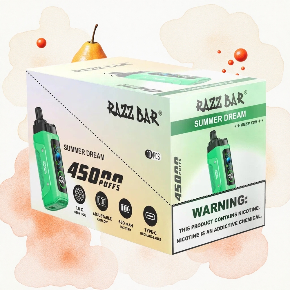 Razz Bar 45000 Puffs Sueño de Verano Tipo-C Ajustable