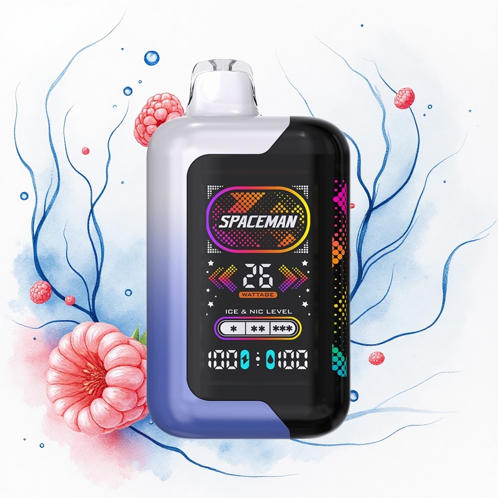 SMOK SPACEMAN SP40000 Puffs Helado de Frambuesa Azul 20ml 50mg
