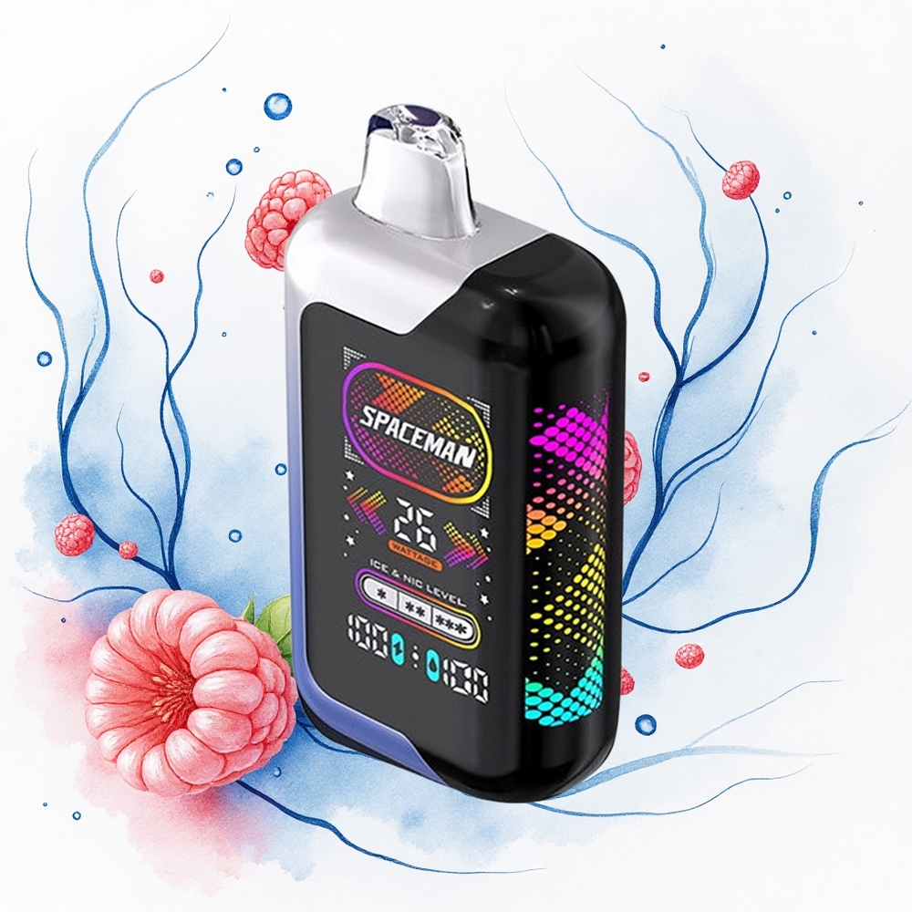 SMOK SPACEMAN SP40000 Puffs Helado de Frambuesa Azul 20ml 50mg