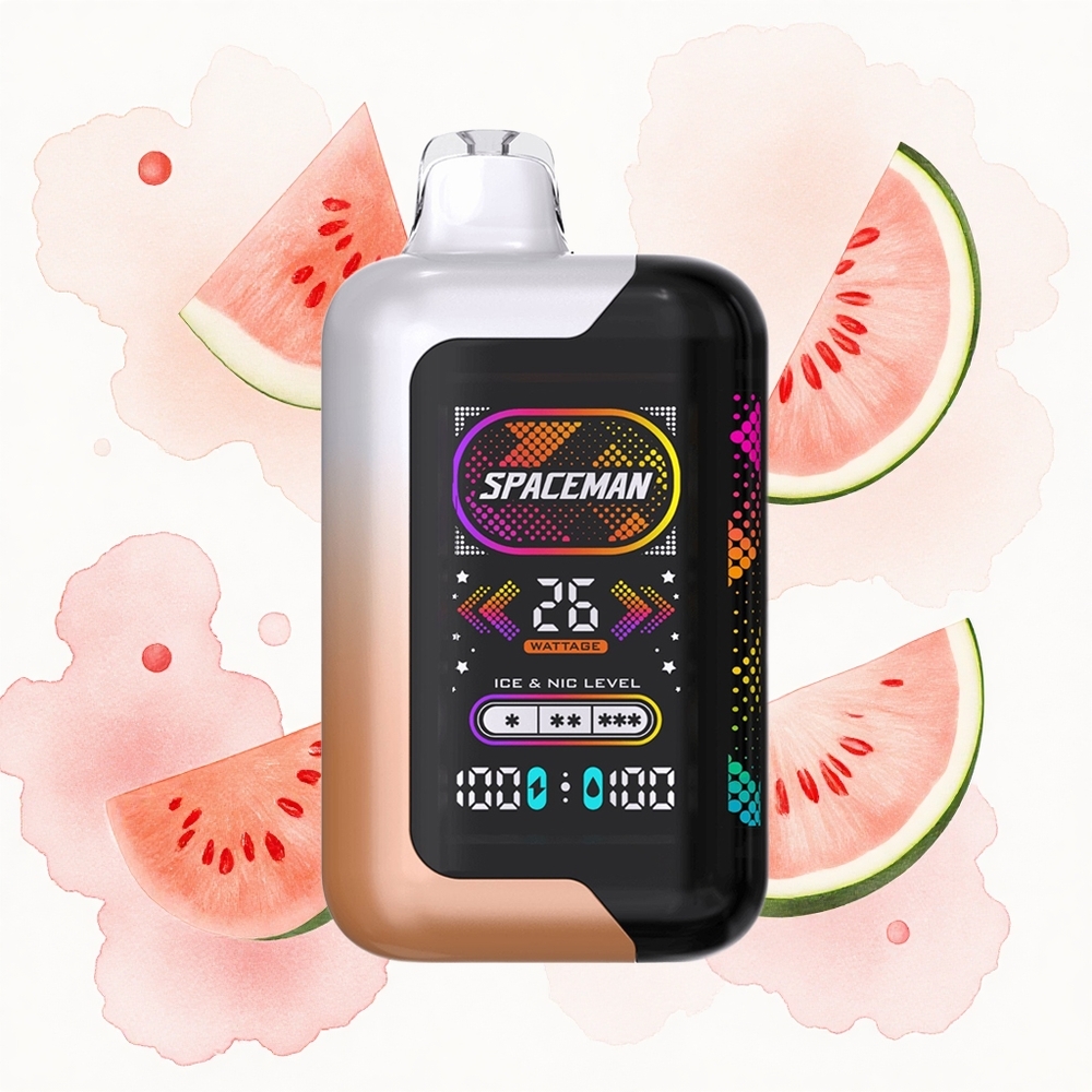 SMOK SPACEMAN SP40000 Puffs Melocotón Jugoso Sandía 20ml 50mg